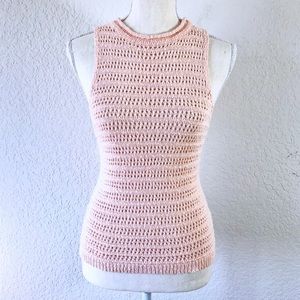 FOREVER 21 KNITTED SLEEVELESS SWEATER VEST TANK